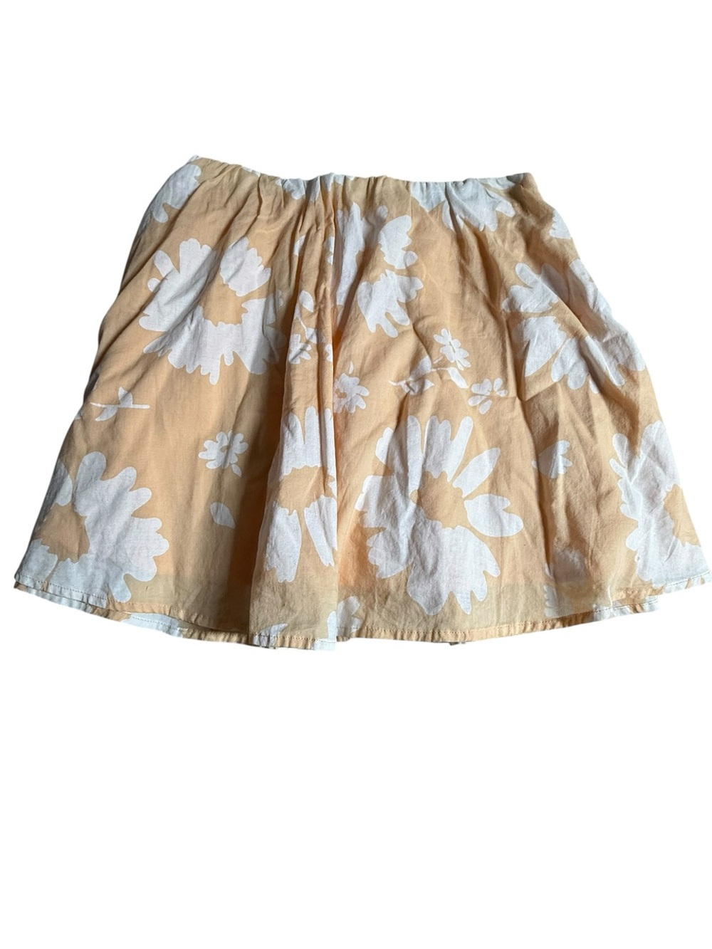American Eagle Outfitters Cream and White Floral Midi Skirt‎